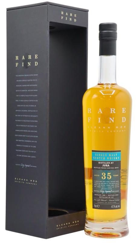 Isle of Jura Jura Gleann Mor Rare Find Single Cask #8890 1989 35 year old Whisky