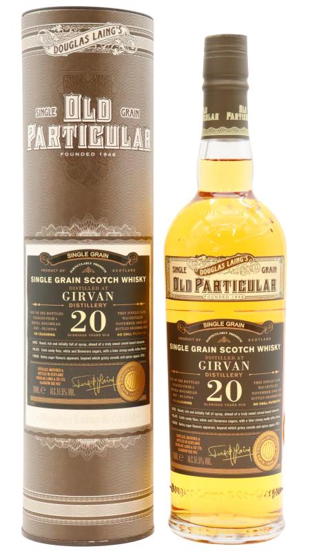 Girvan Girvan Old Particular Single Cask #16964 2002 20 year old Whisky