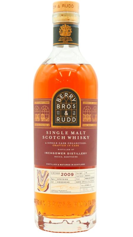 Inchgower Inchgower Berry Bros & Rudd - Crafted In Cask Single Pineau 2009 16 year old Whisky