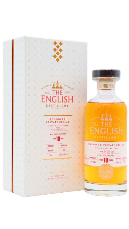 The English Whisky The English Founders' Private Cellar - 18th Anniversary Single 2007 18 year old Whisky