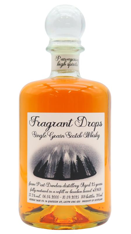 Port Dundas Port Dundas (silent) Fragrant Drops Single Cask #709478 Single Grain 2000 25 year old Whisky