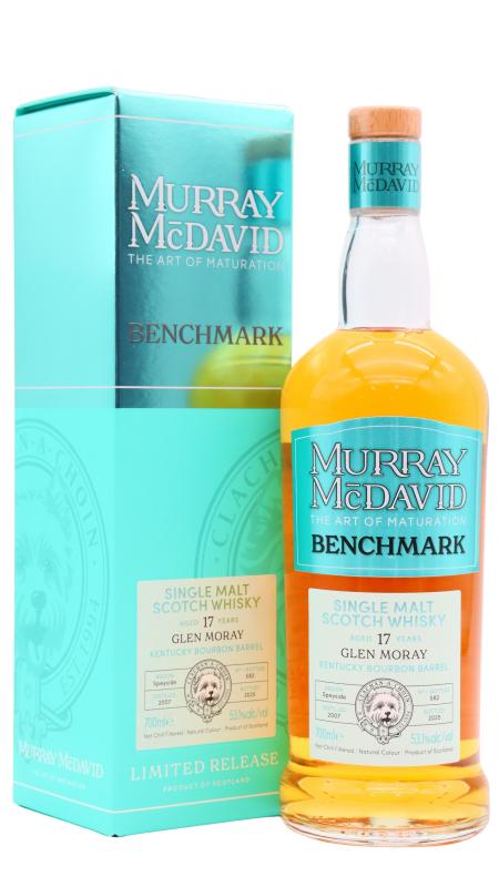 Glen Moray Glen Moray Murray McDavid Benchmark Bourbon Cask Single Malt 2007 17 year old Whisky