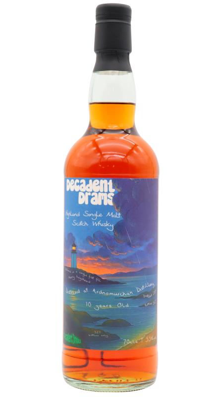 Ardnamurchan Ardnamurchan Decadent Drams Single Sherry Cask Single Malt Scot 2015 10 year old Whisky