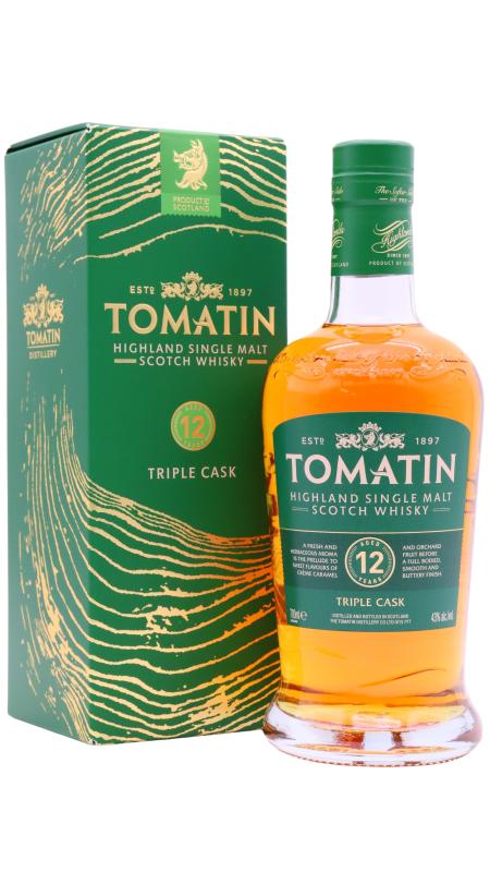 Tomatin Tomatin Triple Cask Highland Single Malt Scotch 12 year old Whisky
