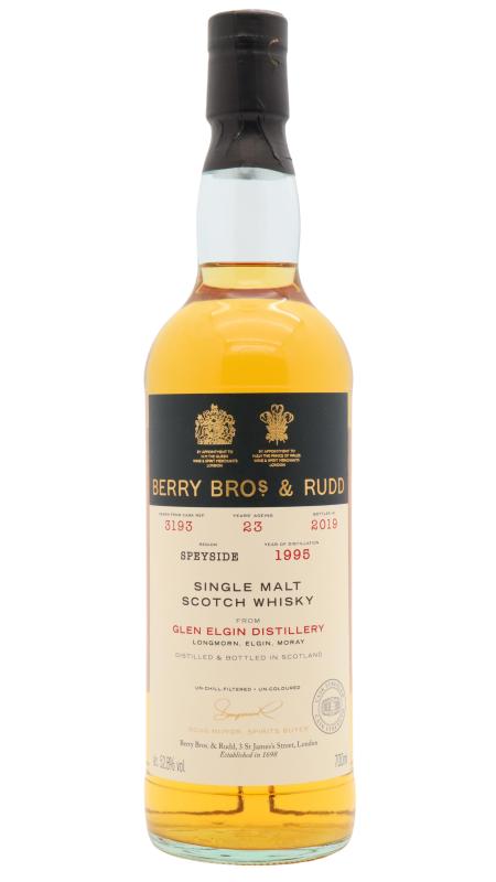 Glen Elgin Glen Elgin Berry Bros & Rudd - Single Cask #3193 1995 23 year old Whisky