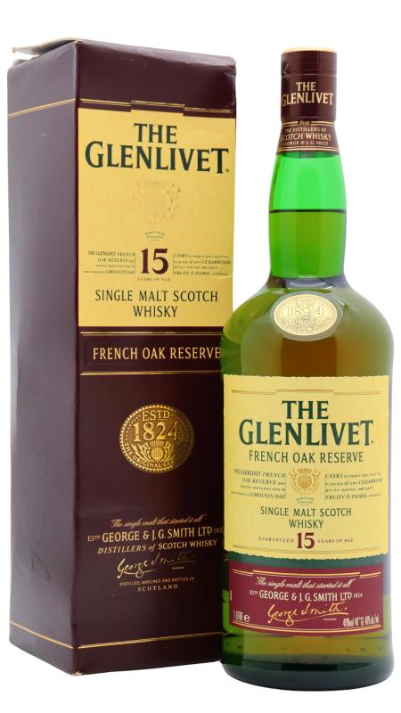 Glenlivet Glenlivet French Oak Reserve Single Malt Scotch 15 year old Whisky