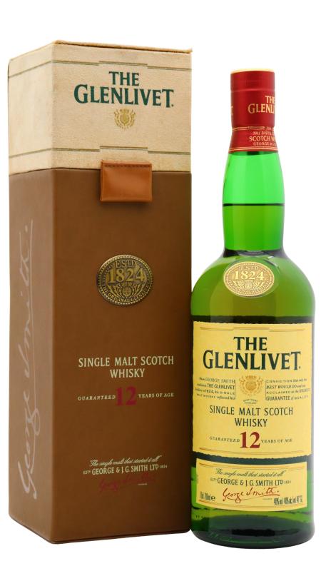 Glenlivet Glenlivet Single Malt Scotch 12 year old Whisky