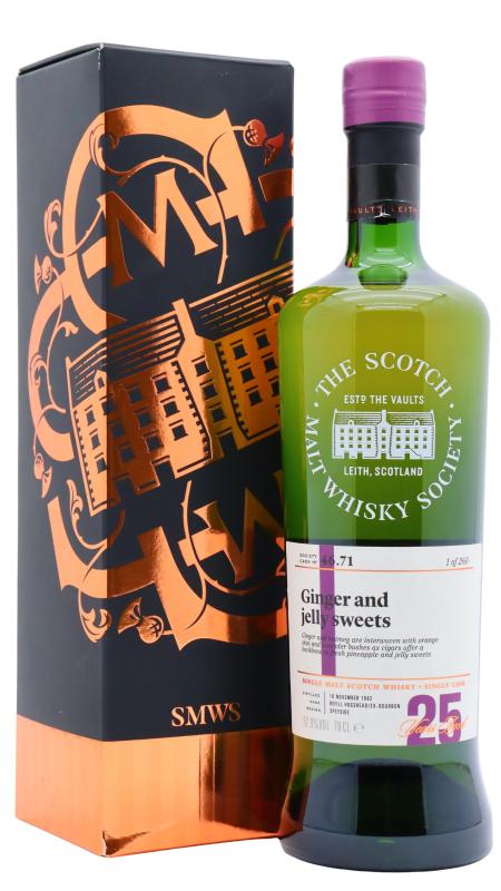 Glenlossie Glenlossie SMWS Society Cask No. 46.71 Ginger And Jelly Sweet 1992 25 year old Whisky