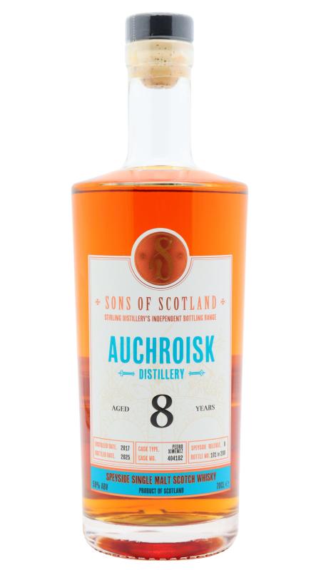 Auchroisk Auchroisk Stirling Distillery - Sons Of Scotland Single Pedr 2017 8 year old Whisky
