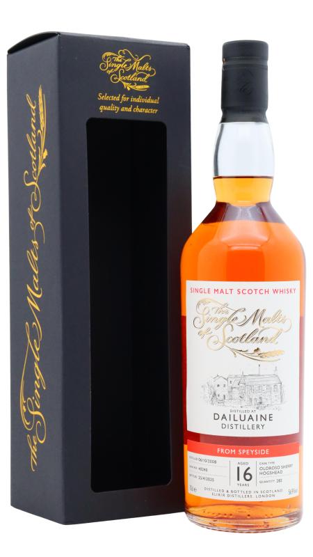 Dailuaine Dailuaine Single Malts Of Scotland Single Oloroso Sherry Cas 2008 16 year old Whisky