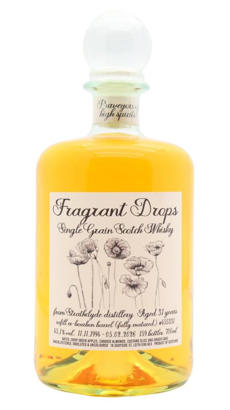 Strathclyde Fragrant Drops Single Bourbon Cask #455331 1994 31 year old Whisky