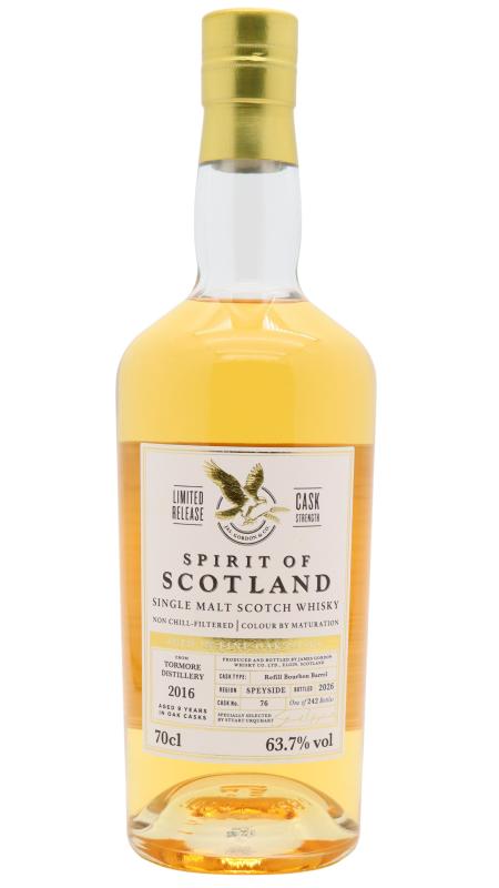 Tormore Tormore Spirits Of Scotland Single Cask #76 2016 9 year old Whisky