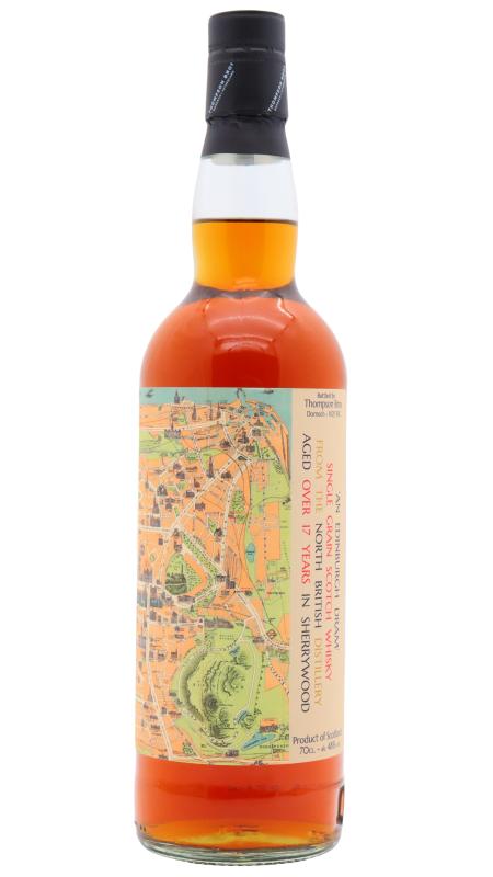 North British Thompson Bros 'An Ednburgh Dram' Single Grain Scot 2008 17 year old Whisky