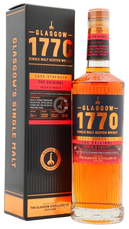 Glasgow 1770 Original Cask Strength Batch #3 Single Malt Scotch Whisky