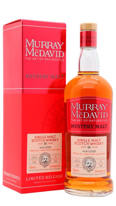 Murray McDavid Murray McDavid Ard-Less Mystery Malt Single Malt Scotch 2009 16 year old Whisky