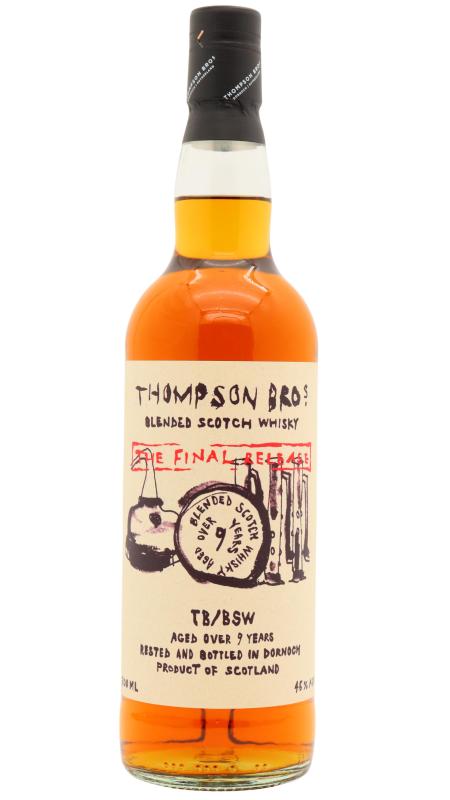 Thompson Bros. Thompson Bros TB/BSW The Final Batch Blended Scotch 9 year old Whisky
