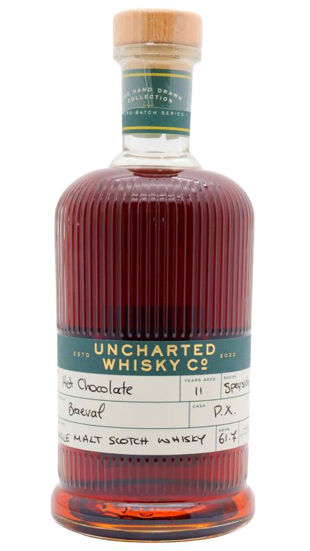 Braeval Uncharted Whisky Co. Hot Chocolate Single Malt Sco 11 year old Whisky