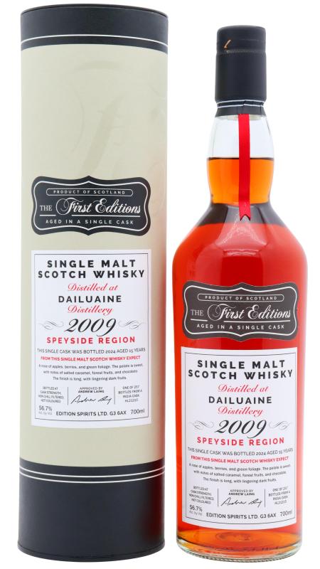 Dailuaine Dailuaine The First Editions Single Rioja Wine Cask #21215 2009 15 year old Whisky