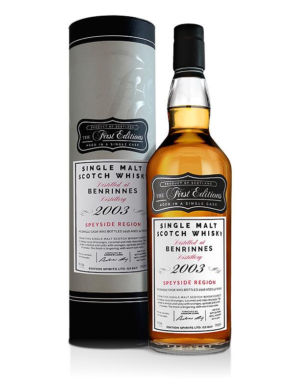 Benrinnes First Editions Benrinnes 2005 12 Year Old