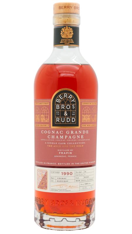 Frappin Frappin Berry Bros & Rudd The Auld And The Bold Single Cas 1990 35 year old Cognac