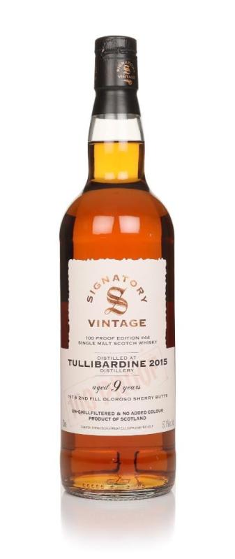 Tullibardine 9y 2015 Signatory Vintage 100 Proof Edition #44