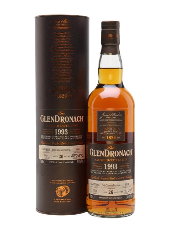 Glendronach 1993 / 26 Year Old / Sherry Cask / Exclusive to The Whisky Exchange Highland Whisky