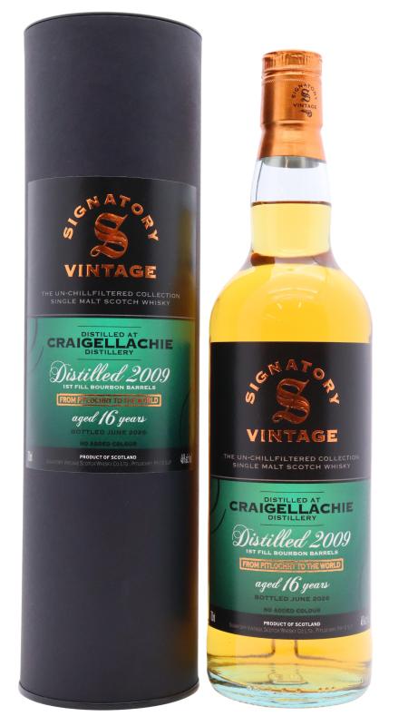 Craigellachie Craigellachie Signatory Vintage Un-Chillfiltered Collection Sing 2009 16 year old Whisky