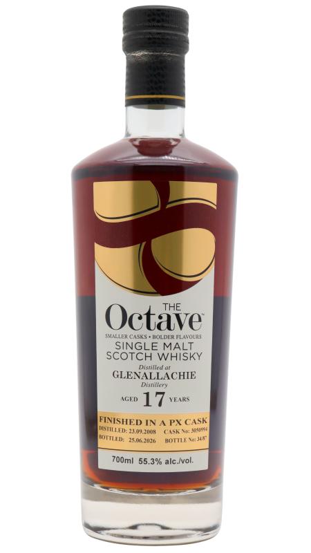 Glenallachie GlenAllachie The Octave Single Pedro Ximenez Sherry Cask #30509 2008 17 year old Whisky