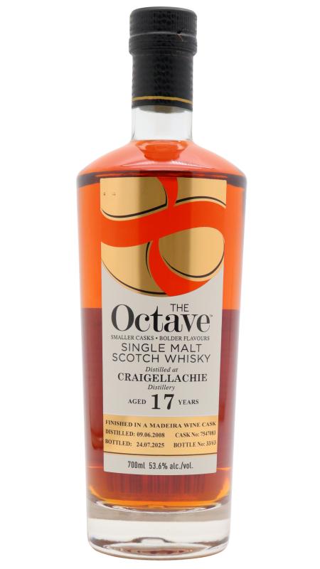 Craigellachie Craigellachie The Octave Single Madeira Cask #7547083 2008 17 year old Whisky