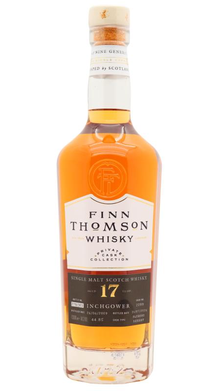 Inchgower Inchgower Finn Thomson Single Sherry Cask Single Malt Scotch 2009 17 year old Whisky
