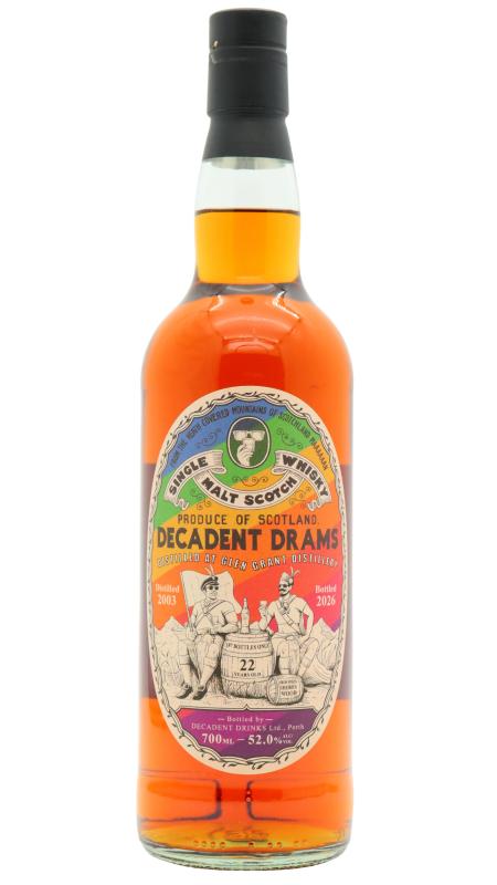Glen Grant Glen Grant Decadent Drams Single Malt Scotch 2003 22 year old Whisky