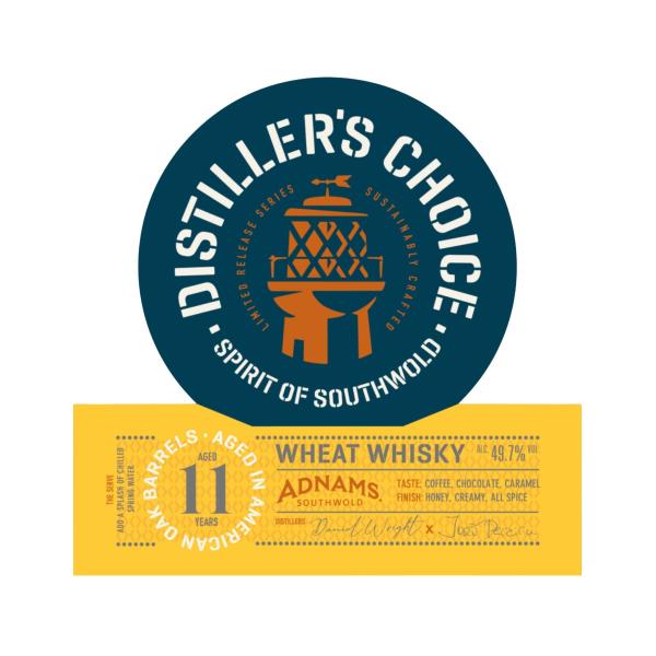 Adnams Distiller's 11 Year Old Wheat Whisky, 70cl