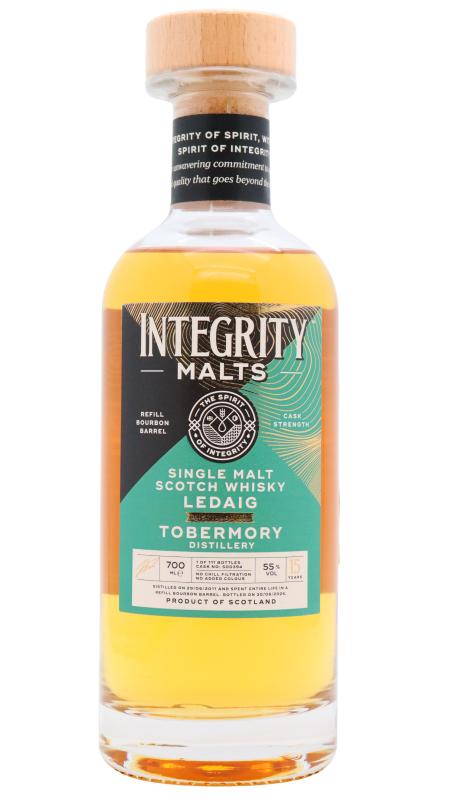 Ledaig Ledaig Integrity Malts Single Bourbon Cask #306749 2011 15 year old Whisky