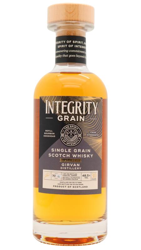 Girvan Girvan Integrity Malts Single Bourbon Cask #106520 1995 30 year old Whisky