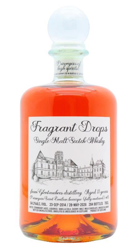 Glentauchers Fragrant Drops - Single Wine Cask #83 2014 11 year old Whisky
