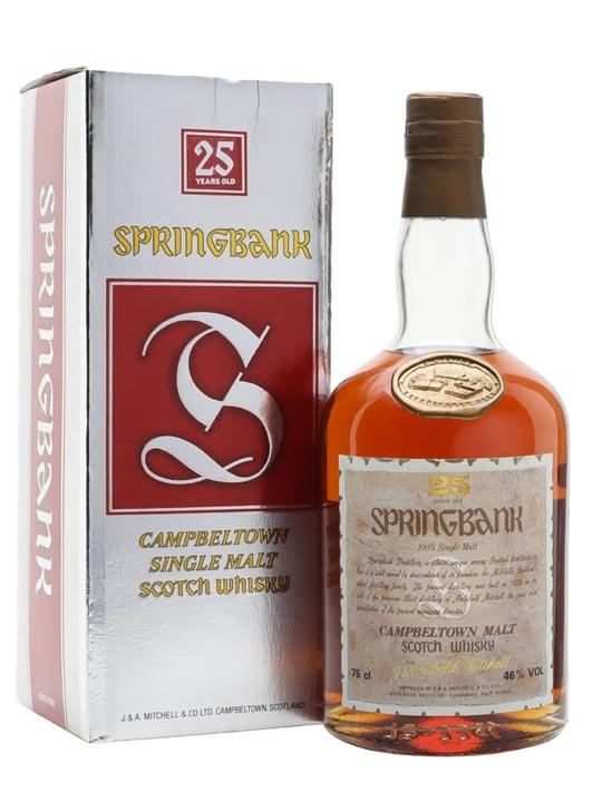Springbank Springbank 25 Year Old / Dumpy Bottle / Bot.1980s Campbeltown Whisky