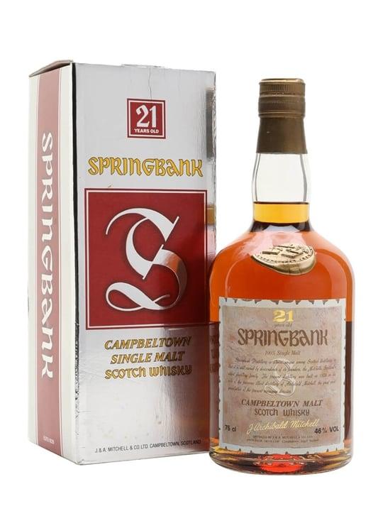 Springbank Springbank 21 Year Old / Dumpy Bottle / Bot.1990s Campbeltown Whisky