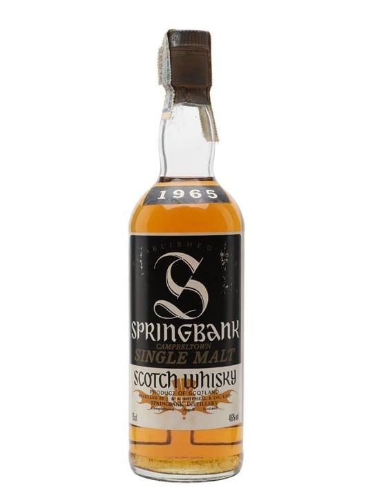 Springbank Springbank 1965 / Black Label / Bot.1980s Campbeltown Whisky