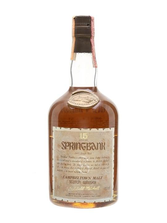 Springbank Springbank 15 Year Old / Dumpy Bottle / Bot.1980s Campbeltown Whisky