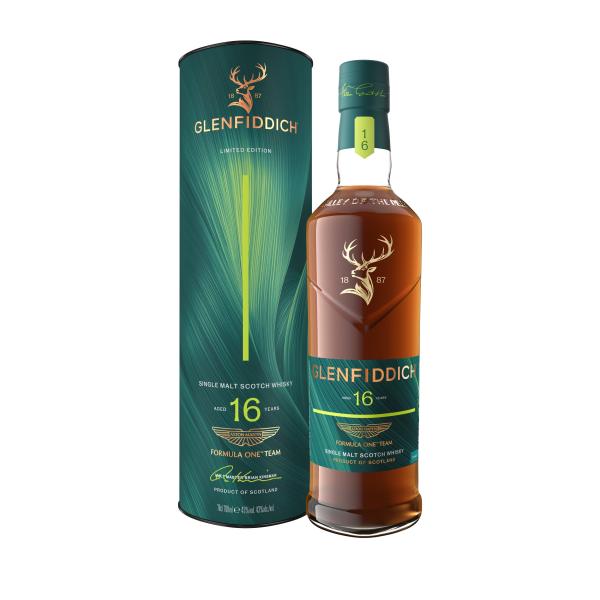 Glenfiddich Glenfiddich 16 Year Old Aston Martin F1 2nd Release Speyside Single Malt Scotch Whisky 70cl