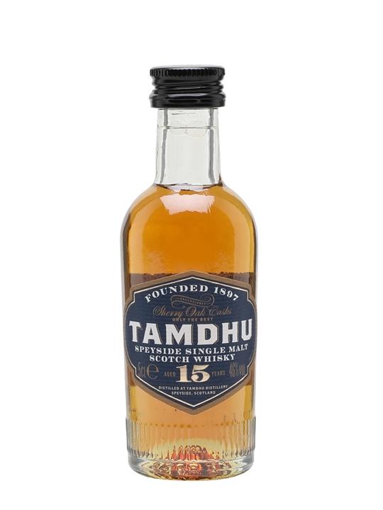 Tamdhu Tamdhu 15 Year Old Miniature Speyside Single Malt Scotch Whisky