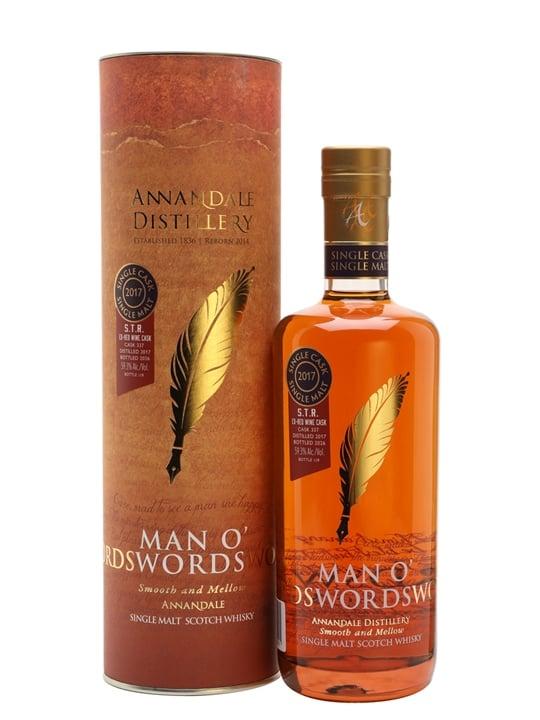 Annandale Annandale 2017 / STR Cask 337 / Unpeated Man O'Words Lowland Whisky