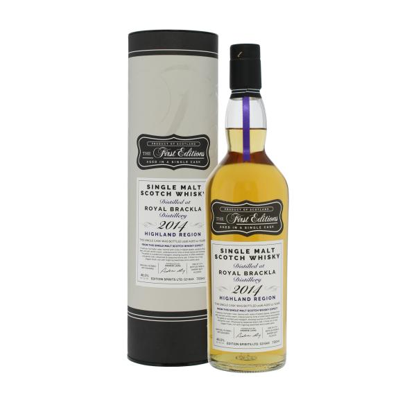 Royal Brackla First Editions Royal Brackla 2014 12 Year Old HL22055 Limited Edition Single Cask Highland Single Malt Scotch Whisky 70cl