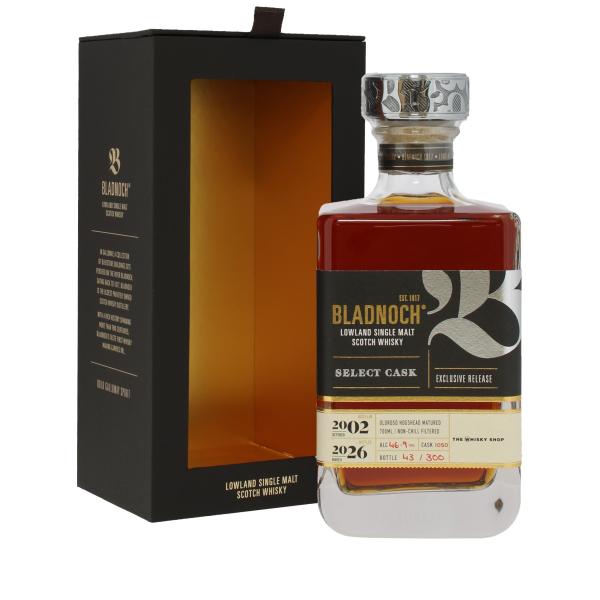 Bladnoch Bladnoch 2002 Select Cask #1050 Exclusive Single Cask Lowland Single Malt Scotch Whisky 70cl