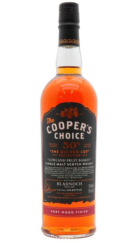 Bladnoch Bladnoch Coopers "Choice Lowland Fruit Basket" Single Port Whisky