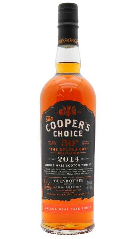 Glenrothes Glenrothes Coopers Choice The Golden Cut Single Malaga Wine C 11 year old Whisky