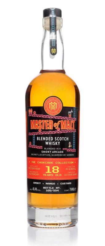 Master of Malt Smoky Blended Scotch Whisky 18 Year Old - The CaskCade Collection (Mas Blended Whisky