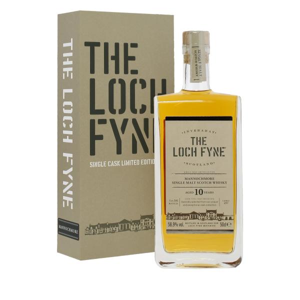 The Loch Fyne The Loch Fyne Mannochmore 2015 10 Year Old #491 Limited Edition Single Cask Speyside Single Malt Scotch Whisky 50cl