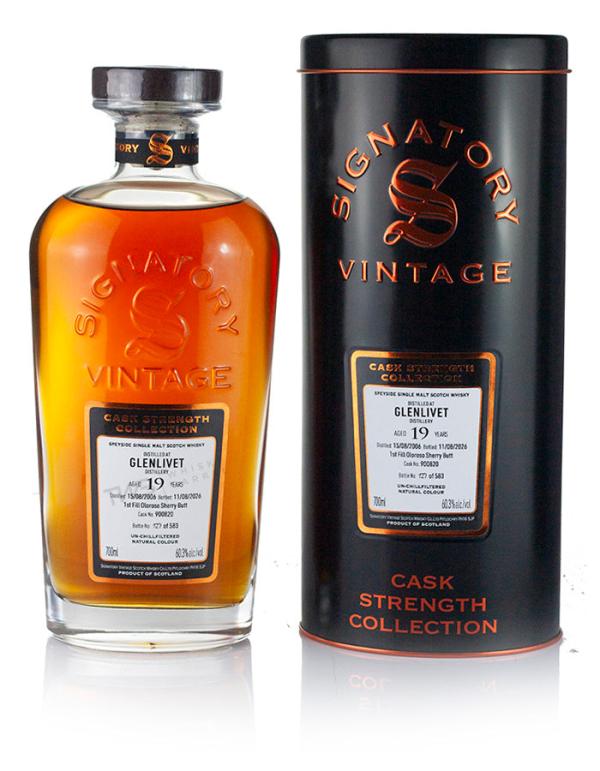 Glenlivet Glenlivet 19 Year Old 2006 Signatory Cask Strength