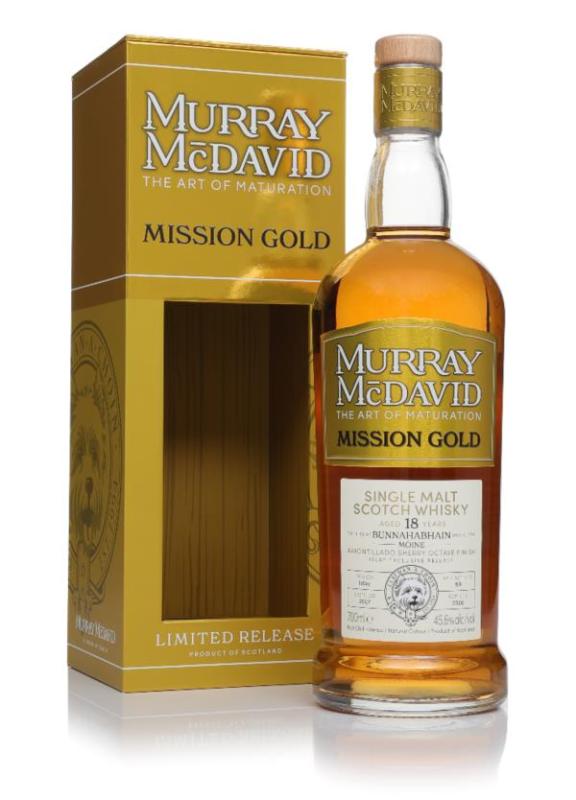 Bunnahabhain Bunnahabhain Moine 18 Year Old 2007 - Mission Gold (Murray McDavid) Single Malt Whisky